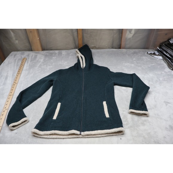 Kuhl Other - Kuhl Jacket Girls XL Green Apres Full Zip Fleece Sweater Hiking Travel Warm Soft